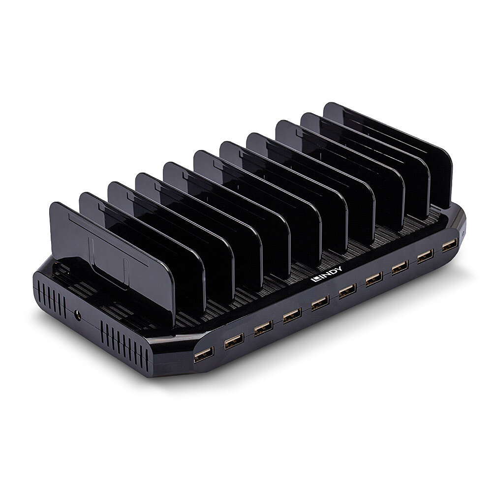 Lindy Station de Charge USB 10 Ports, 96W