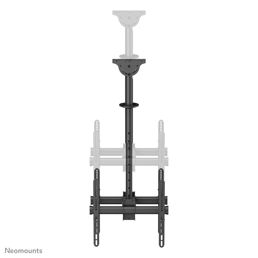 NEOMOUNTS NM-C440DBLACK Support de plafond pour double écran 32-60p - h 56-91 cm