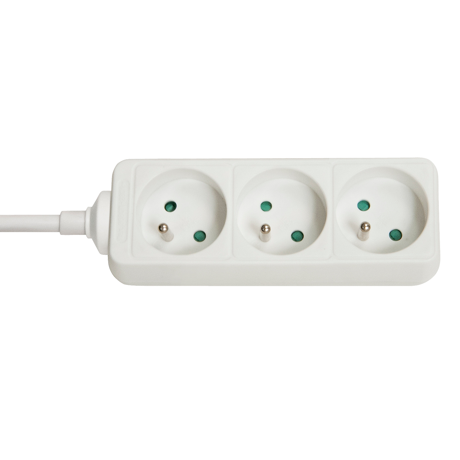 LINDY 3 way Mains Gang Socket FR France