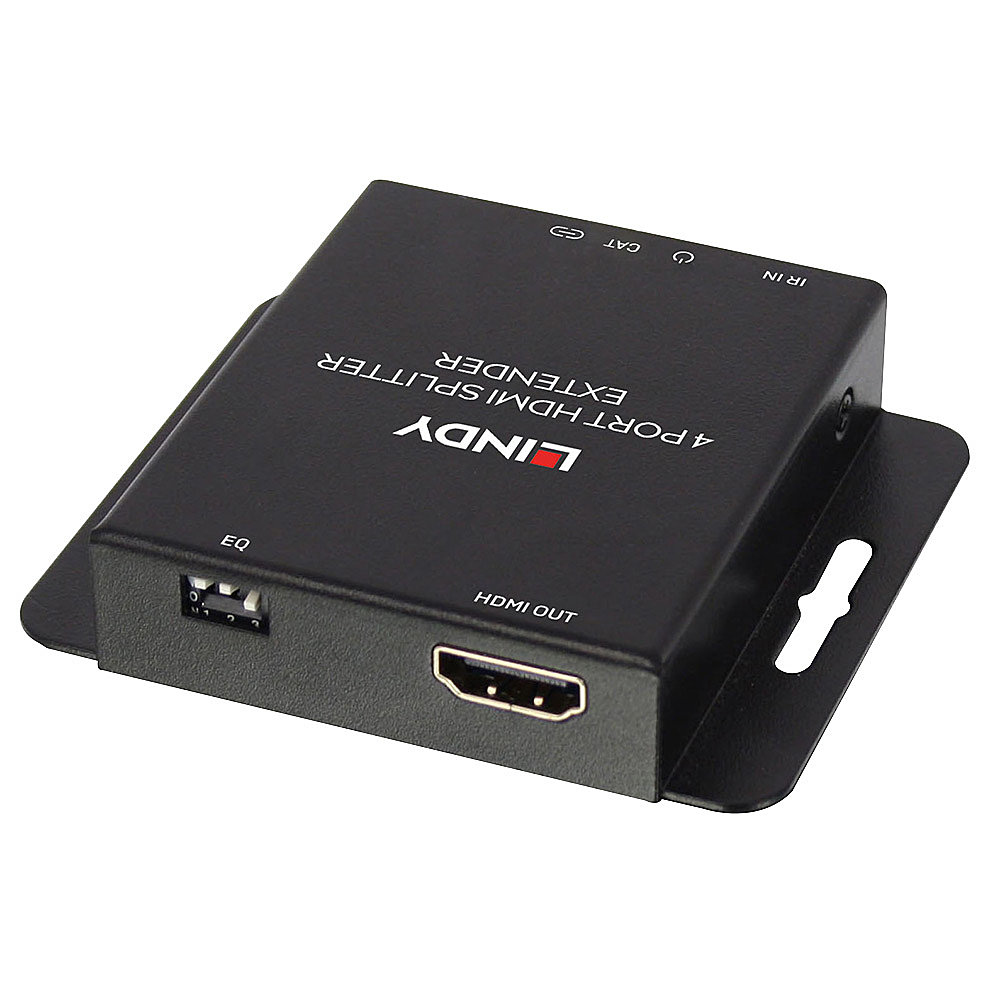 LINDY Kit Extender Splitter 4 Ports HDMI & IR avec Loop Out Cat.6 50m