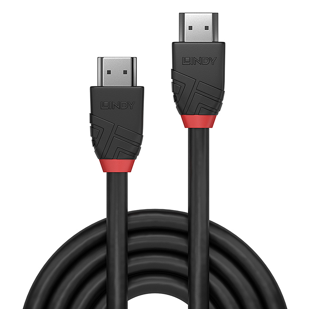 Lindy Câble HDMI High Speed, Black Line, 3m
