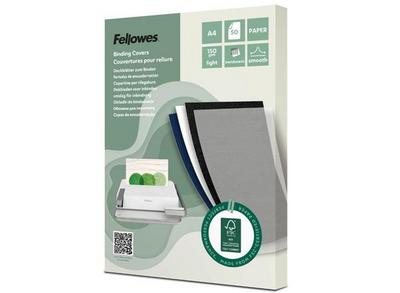 FELLOWES Couvertures de reliure FSC Léger / A4 / 50 unités / Translucide PAQUET DE 50 feuilles