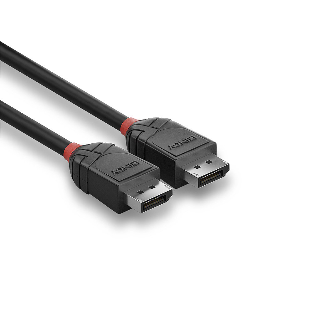 LINDY 2m DisplayPort 1.2 Cable Black Line