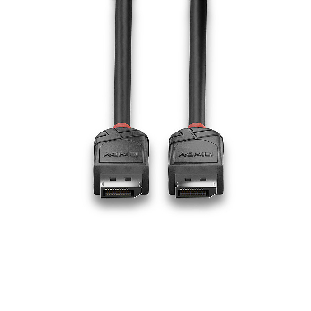 LINDY 2m DisplayPort 1.2 Cable Black Line