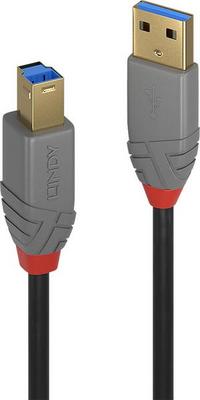 LINDY Câble USB 3.0 Type A vers B Anthra Line 5m