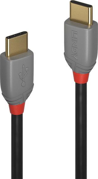 LINDY Câble USB 2.0 Type C Anthra Line 2m