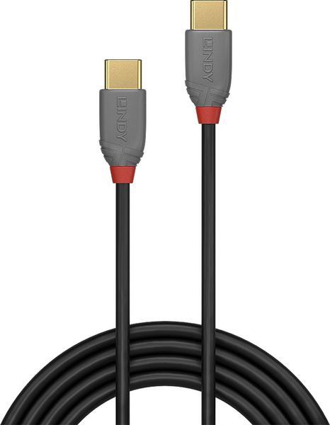 LINDY Câble USB 2.0 Type C Anthra Line 2m