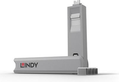 LINDY USB Type C Port Blocker Key - Pack of 4 Blockers White