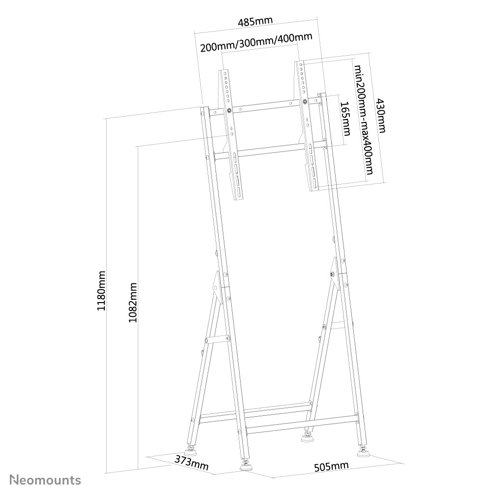 NEOMOUNTS PLASMA-M1000 Support au sol pour écran 32-55p