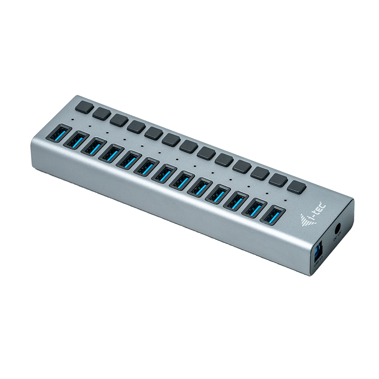 I-TEC USB 3.0 Charging HUB 13port port with external power adapter 60W 13xUSB charging port forTablets Notebooks Ultrabooks PC