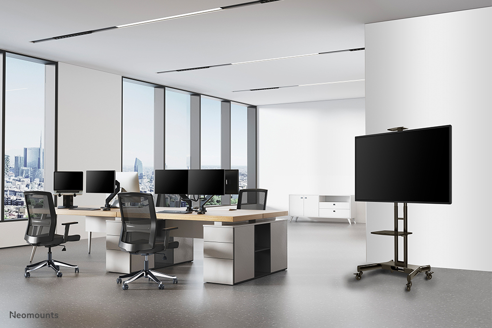 NEOMOUNTS NM-M1700BLACK Chariot pour écran 32-75p