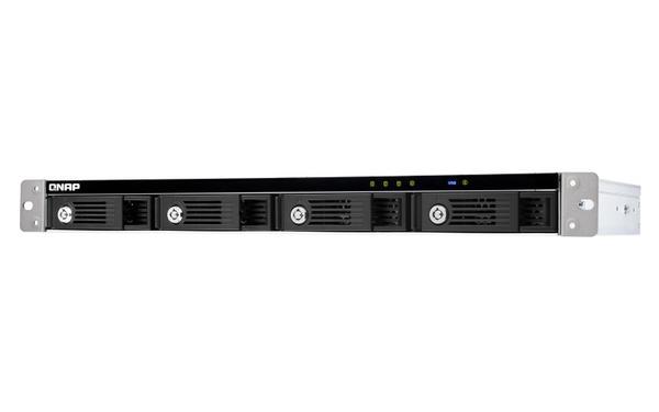 QNAP TR-004U 4-bay Rackmount 1U 12 short-depth rackmount 3.5p SATA HDD USB 3.0 type-C hardware RAID external enclosure
