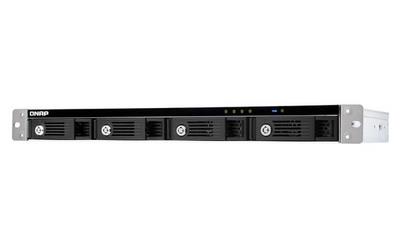 QNAP TR-004U 4-bay Rackmount 1U 12 short-depth rackmount 3.5p SATA HDD USB 3.0 type-C hardware RAID external enclosure