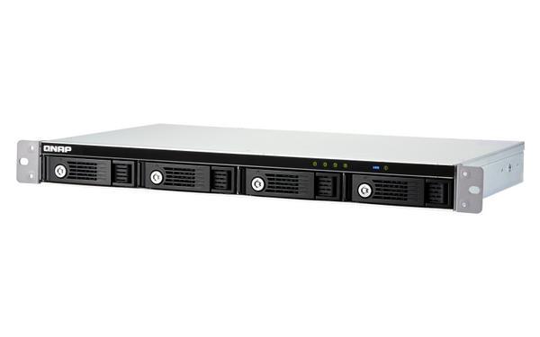 QNAP TR-004U 4-bay Rackmount 1U 12 short-depth rackmount 3.5p SATA HDD USB 3.0 type-C hardware RAID external enclosure