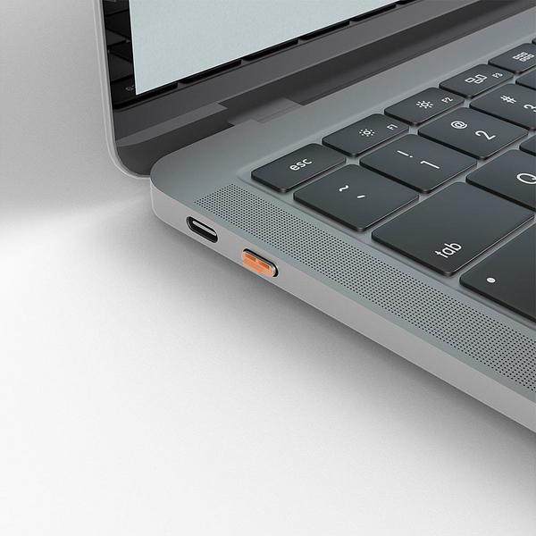 LINDY USB Type C Port Blocker orange
