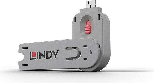 LINDY Clé pour bloqueur de port USB type A rose