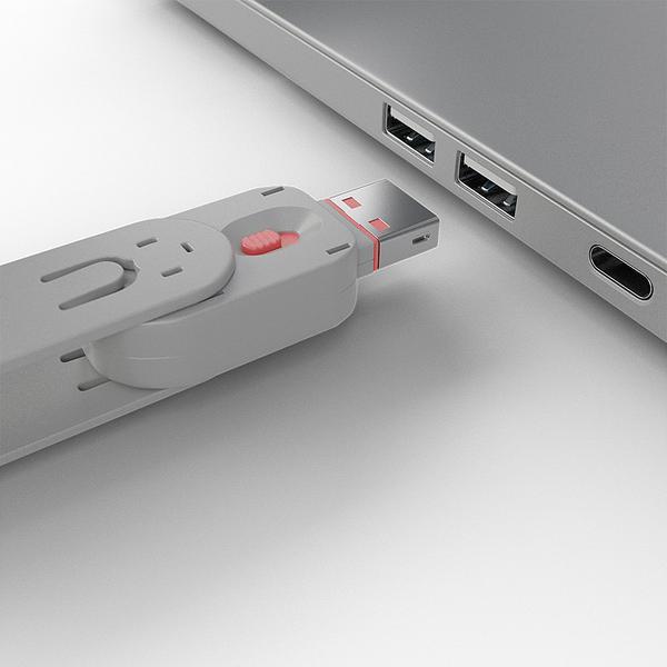 LINDY Clé pour bloqueur de port USB type A rose