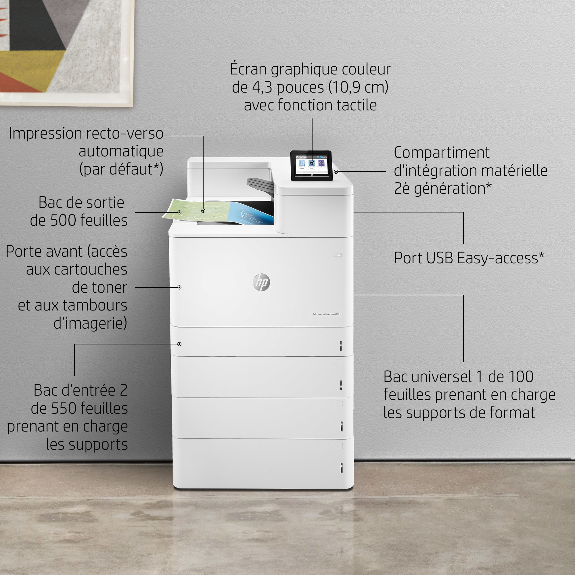 HP Color LaserJet Enterprise M856dn