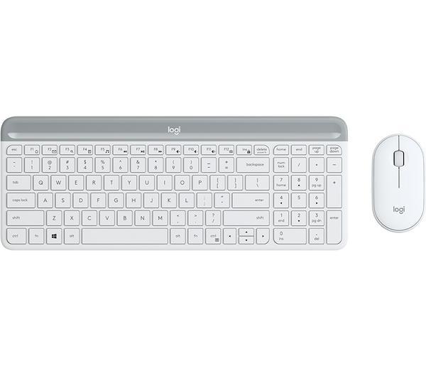 Logitech MK470 clavier Souris incluse Bureau RF sans fil AZERTY Français Blanc