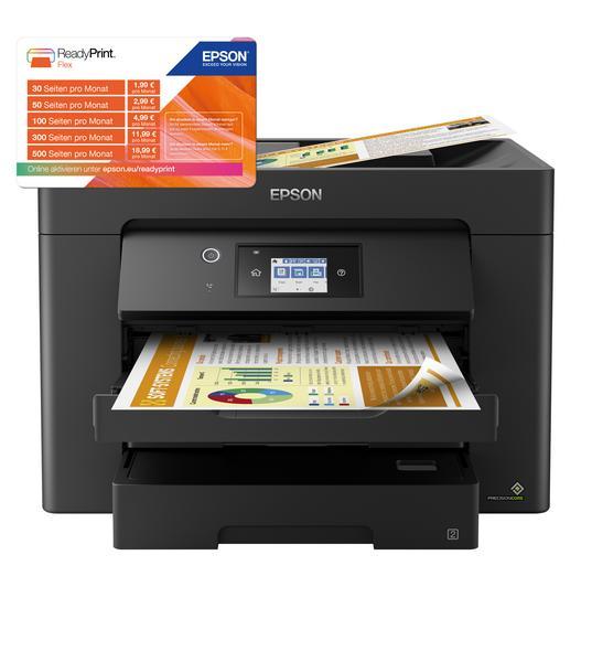 EPSON WorkForce WF-7830DTWF MFP colour ink-jet A3 297x420mm A3 25ppm print 500 sheets USB 2.0 LAN Wi-Fi