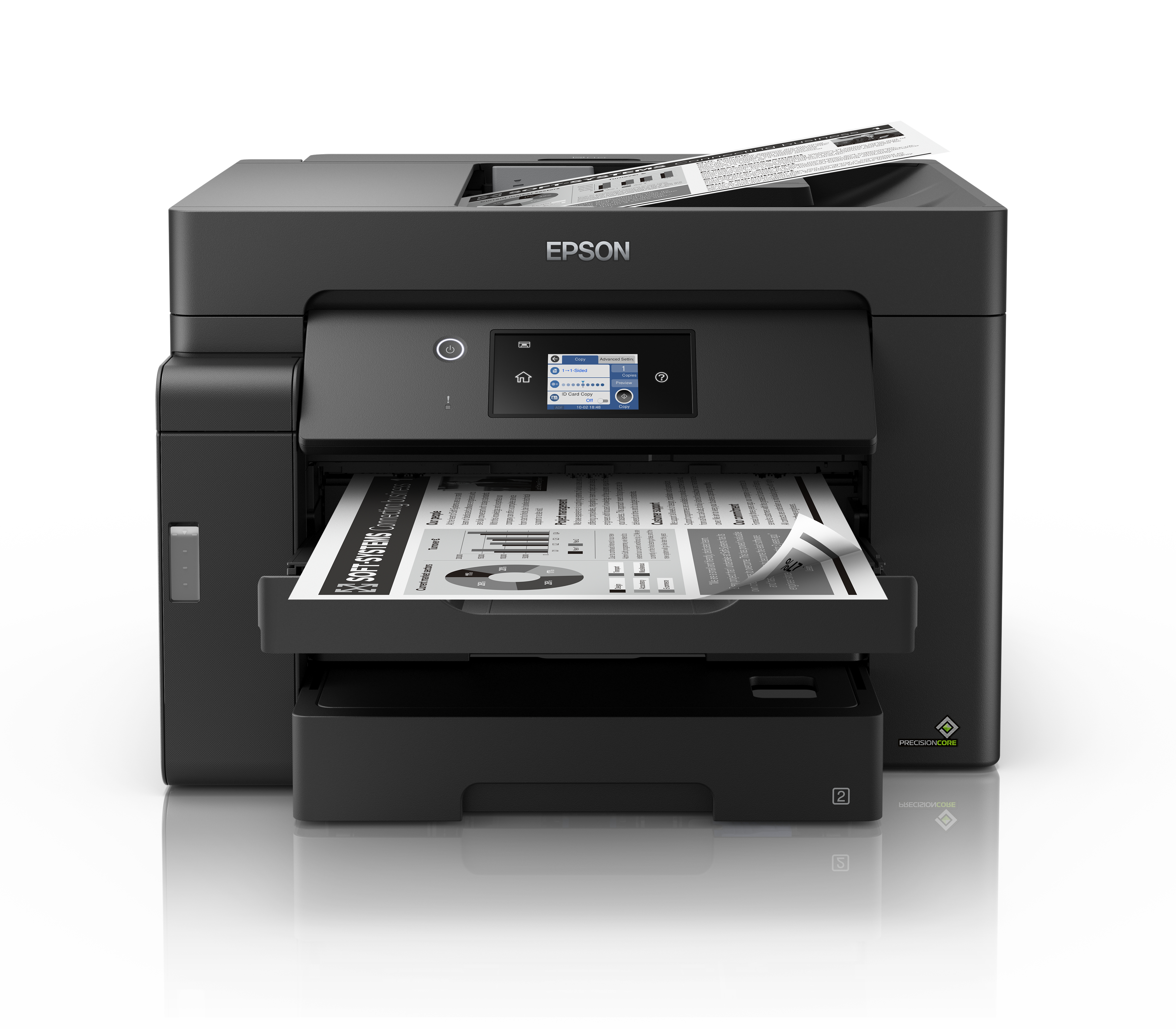 EPSON EcoTank ET-M16600 MFP Mono B/W ink-jet A3 plus 329x483mm A3 25ppm print 550 sheets USB LAN USB host Wi-Fi