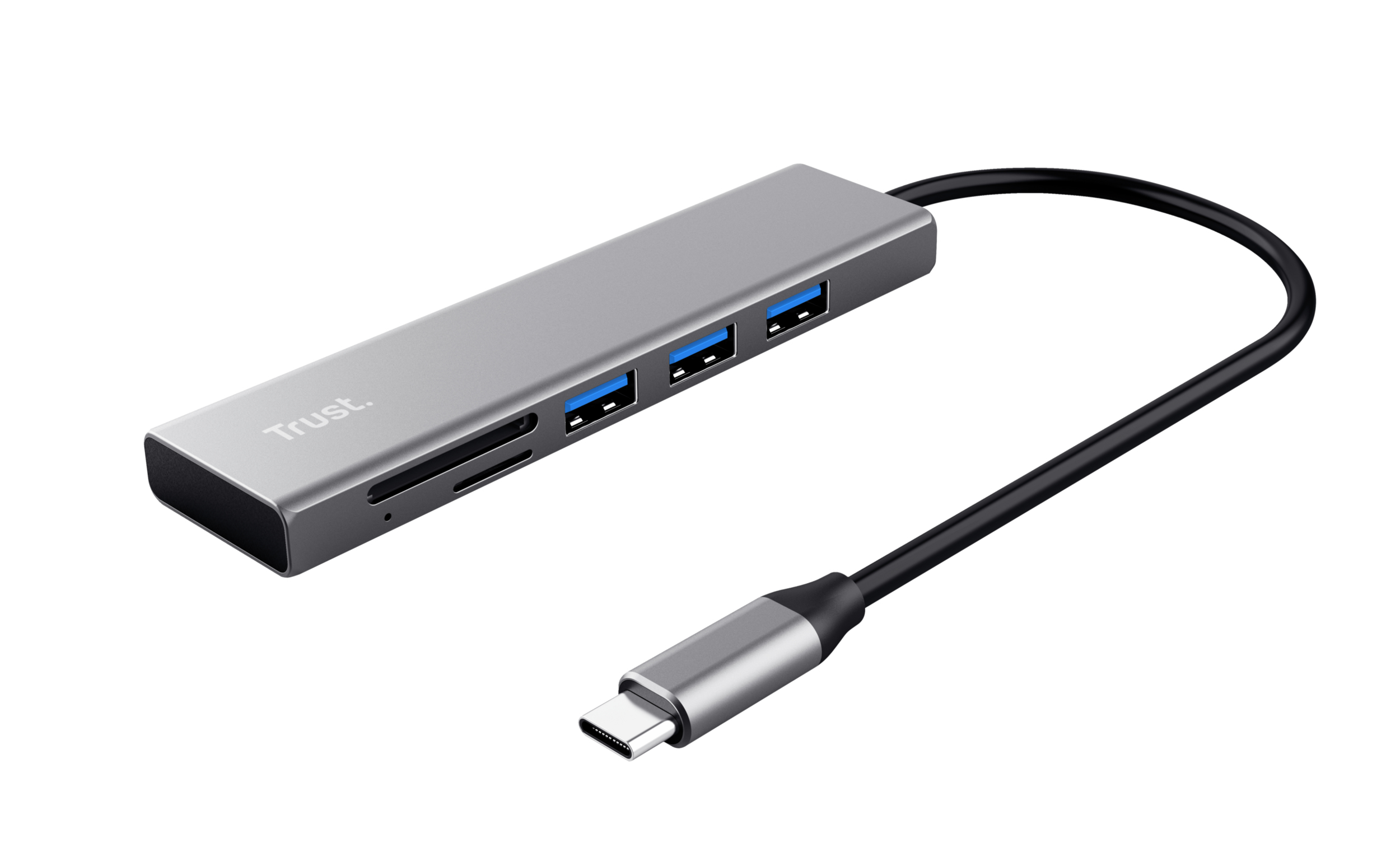 TRUST HALYX Fast USB-C Hubs Card Reader
