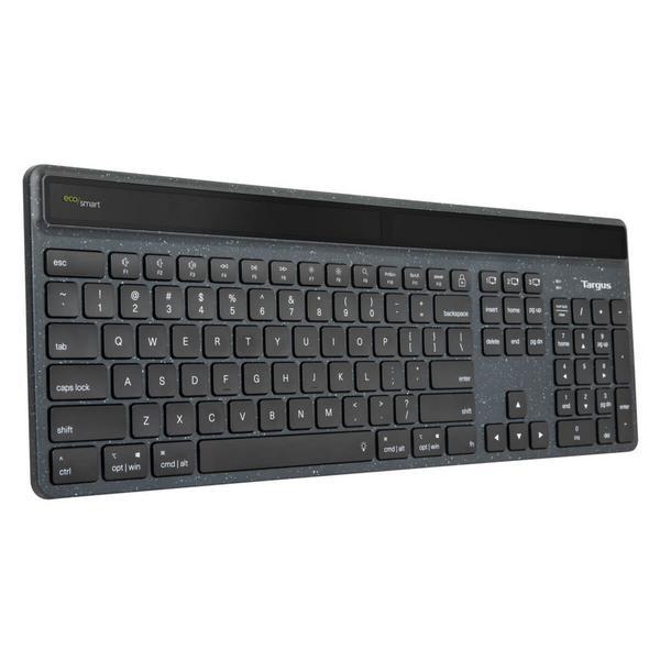 Targus Sustainable Energy Harvesting EcoSmart clavier Universel Bluetooth AZERTY Français Noir