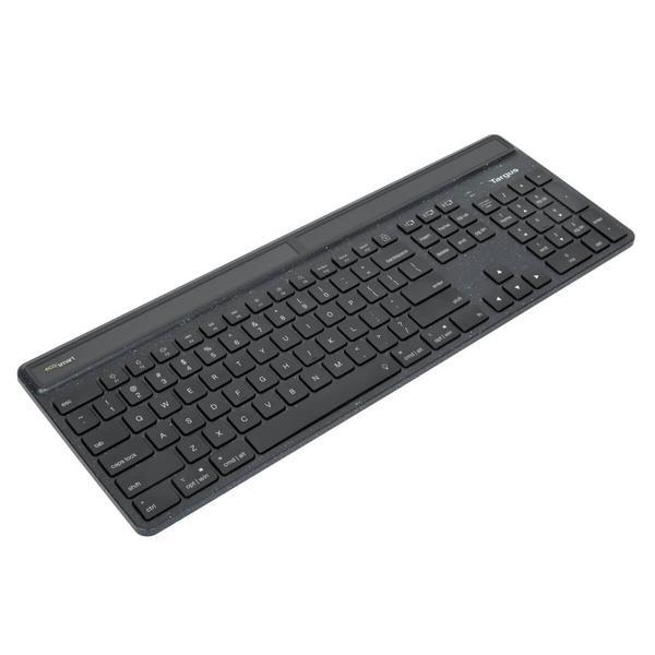 Targus Sustainable Energy Harvesting EcoSmart clavier Universel Bluetooth AZERTY Français Noir