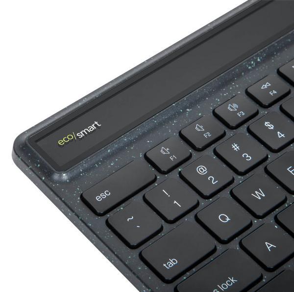 Targus Sustainable Energy Harvesting EcoSmart clavier Universel Bluetooth AZERTY Français Noir