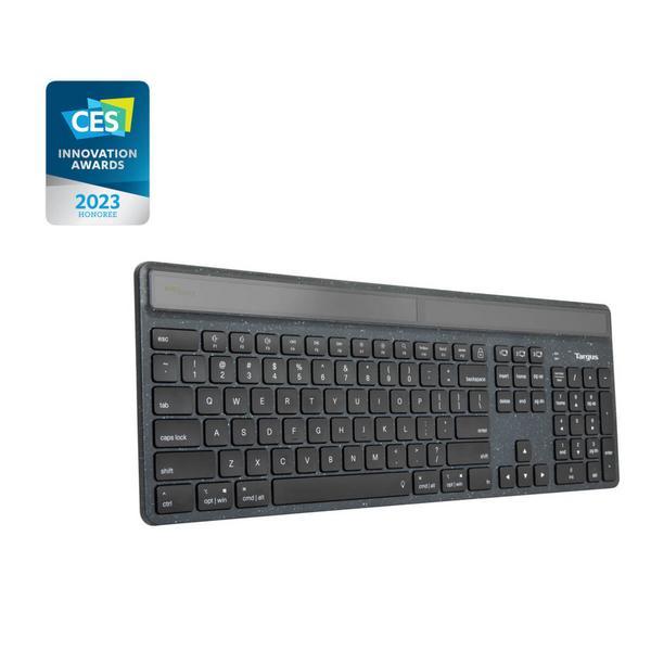 Targus Sustainable Energy Harvesting EcoSmart clavier Universel Bluetooth AZERTY Français Noir
