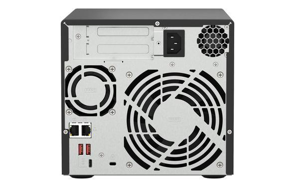 QNAP TS-473A-8G NAS AMD Ryzen Embedded V1500B 8Go SO-DIMM DDR4 4x 2.5/3.5inch SATA 6Gbps 2x M.2 2280 NVMe PCIe Gen3 x1 slots