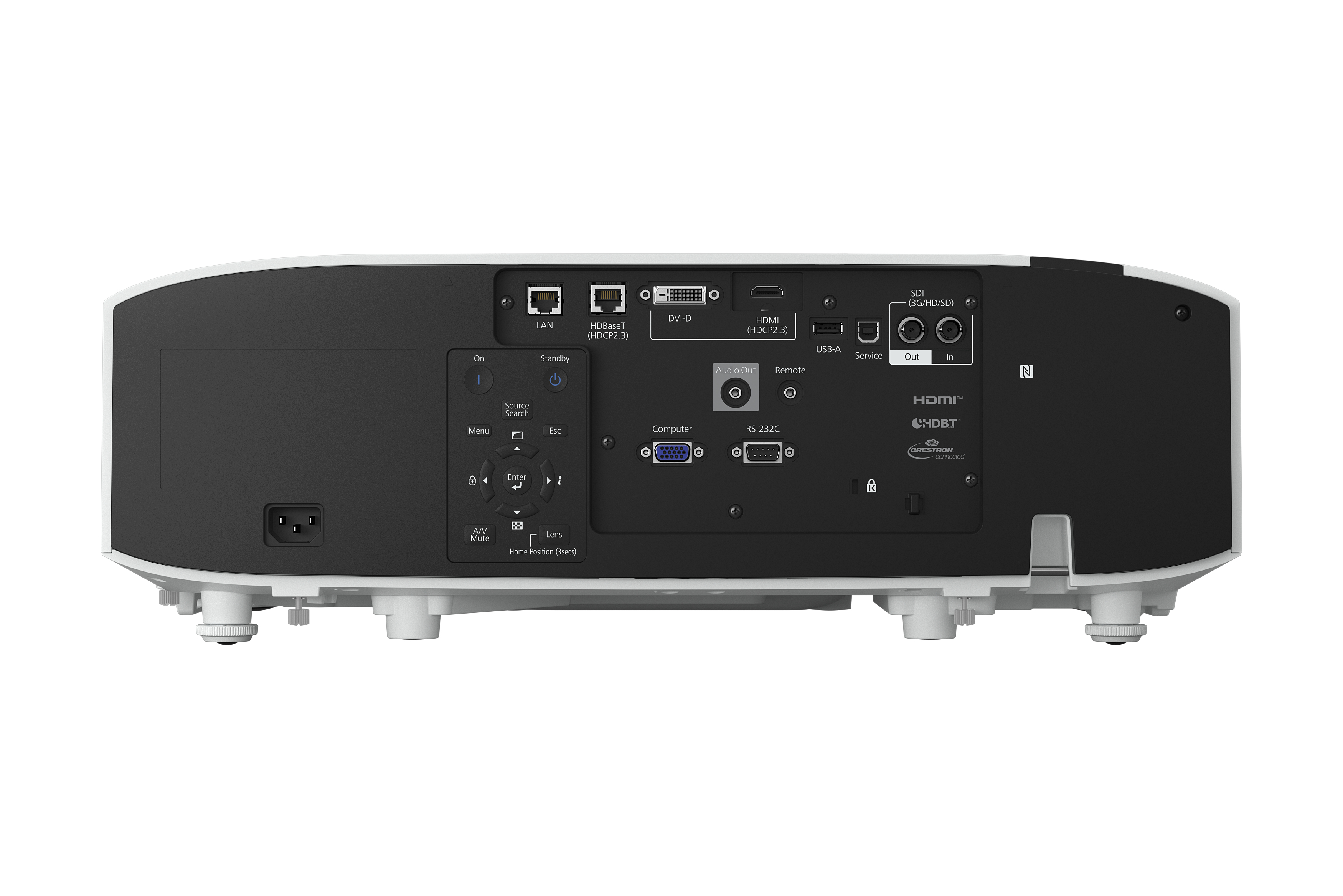 EPSON EB-PU1007W 3LCD 7000Lumen WUXGA 1920x1200 No Lens 1.44 - 2.32 white