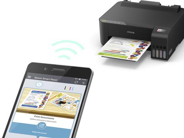 EPSON EcoTank ET-1810 Printer colour ink-jet refillable A4 5760x1440dpi 10ppm mono/5ppm colour 100 sheets USB Wi-Fi black