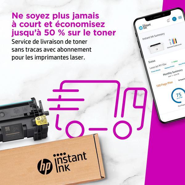 HP LaserJet M110w Printer Mono B/W laser A4/Letter 600x600dpi 20ppm capacity 150 sheets USB 2.0 Wi-Fi Bluetooth LE