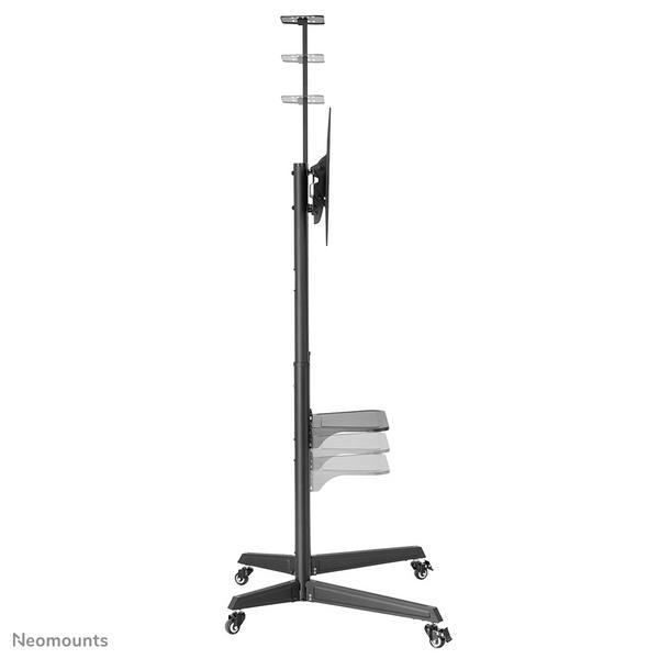NEOMOUNTS FL50-550BL1 Support au sol mobile pour écran 37-70p - étagère multimédia et support caméra inclus