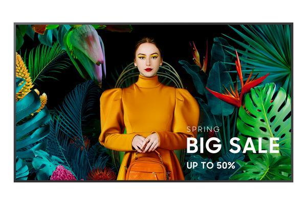 Samsung QM75C Écran plat de signalisation numérique 190,5 cm (75") LCD Wifi 500 cd/m² 4K Ultra HD Noir Tizen 24/7