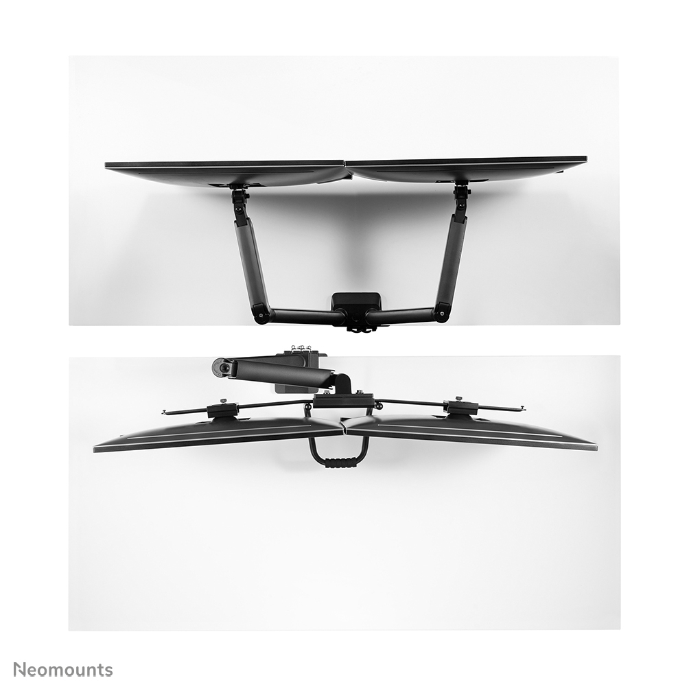 NEOMOUNTS DS75-450BL2 Support décran à fixer 17-32p - ressort à gaz - Topfix - arrêt 180