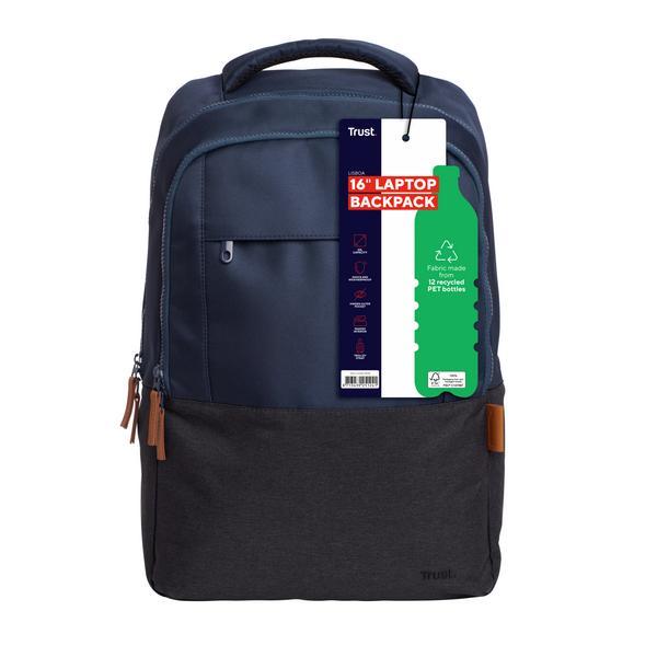 Trust Lisboa 40,6 cm (16") Sac à dos Bleu