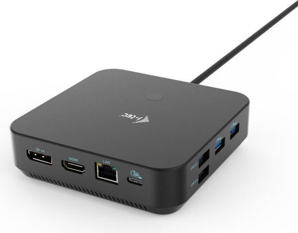 I-TEC USB-C HDMI Dual DP Docking Station with Power Delivery 100 W