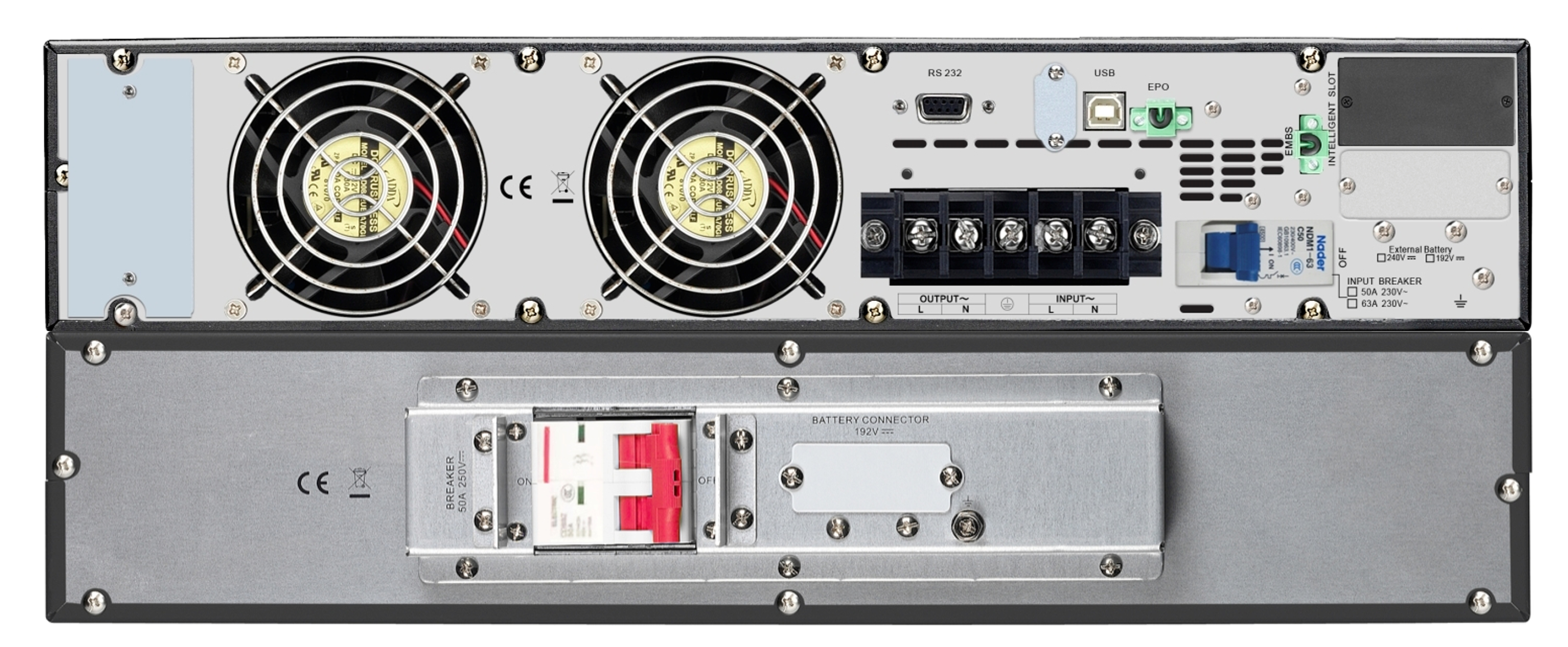 APC Easy UPS On-Line SRV 5000VA RM 230V with Rail Kit