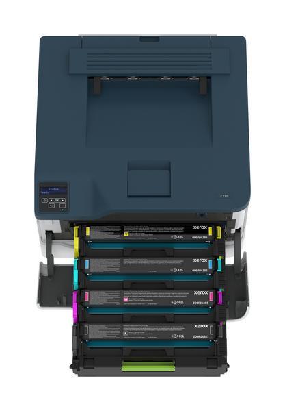 Xerox C230 Imprimante recto verso sans fil A4 22 ppm, PS3 PCL5e/6, 2 magasins Total 251 feuilles