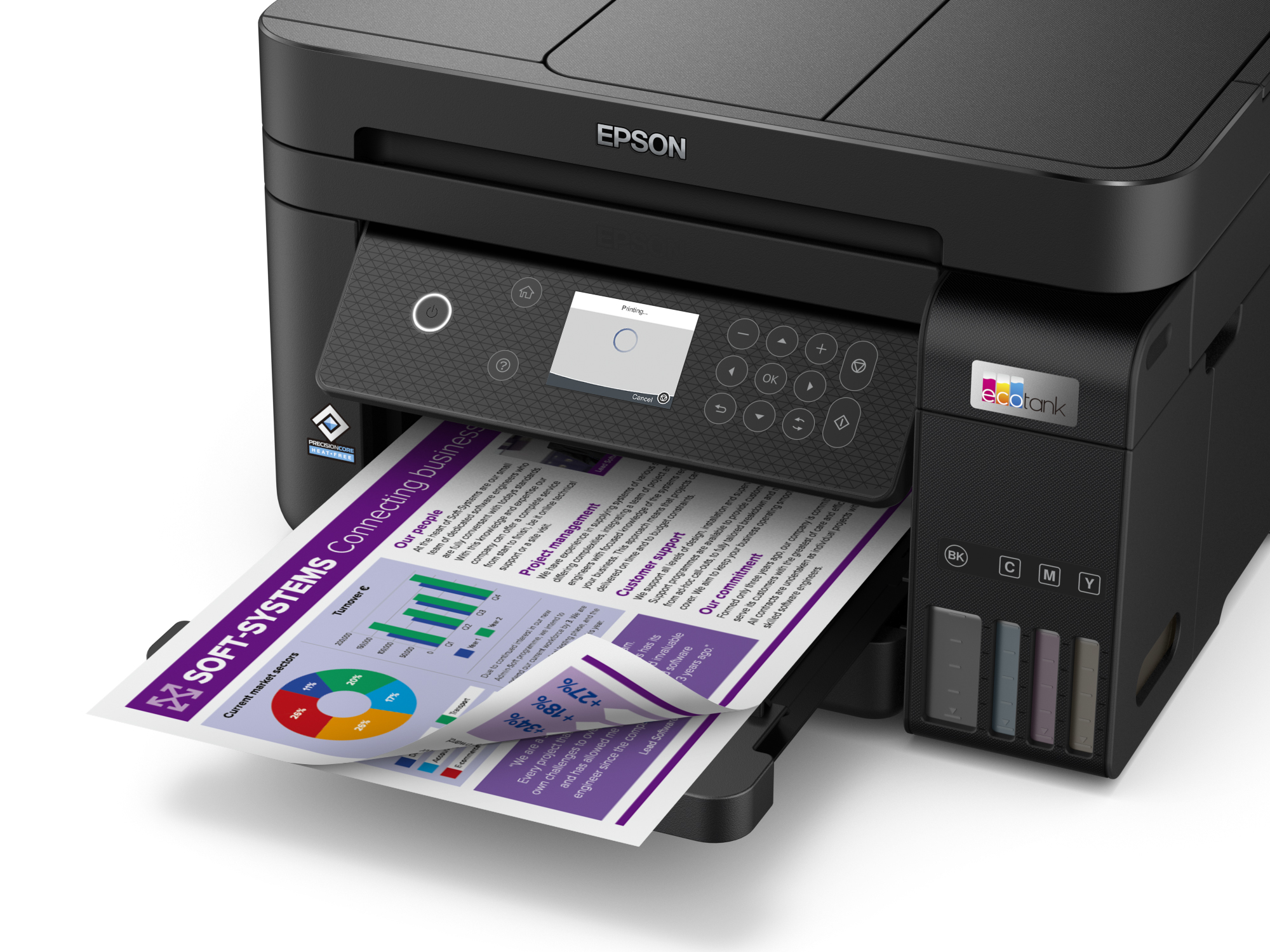 Epson EcoTank ET-3850 Jet d'encre A4 4800 x 1200 DPI 33 ppm Wifi