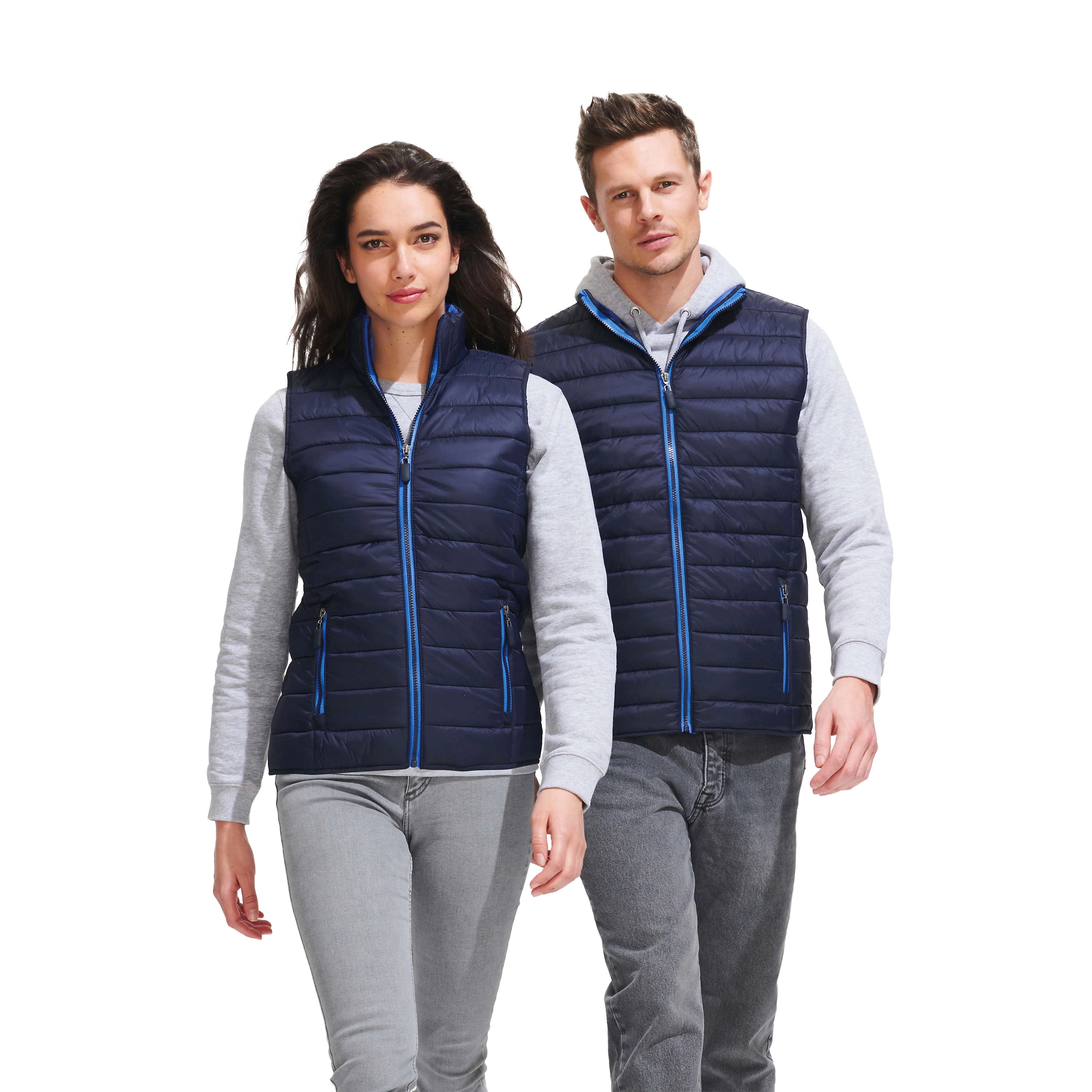 BODYWARMER MATELLASSÉ - SANS MANCHE