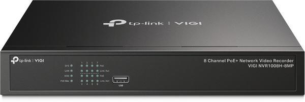 TP-LINK VIGI NVR1008H-8MP 8 Channel PoE Network Video Recorder | Ciscar ...