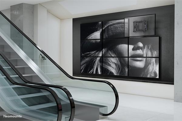 NEOMOUNTS WL95-800BL1 Support mural pour Videowall 42-70p - push-pull - max 35 kg