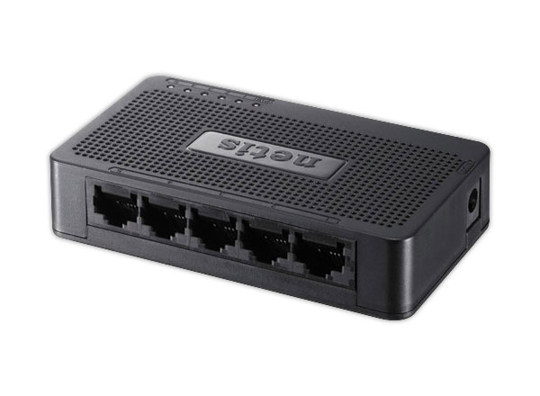 1 Switch Ethernet 5 ports 10/100 Mbps.