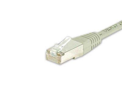 1 Câble réseau RJ45 FTP CAT6 5 M gris