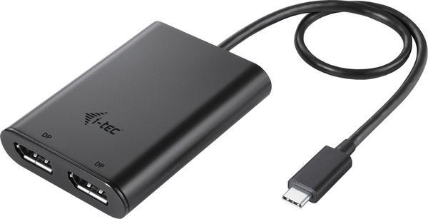 I-TEC USB-C Dual 4K/60Hz single 8K/30Hz DP Video Adapter 2x DP Port