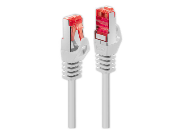 1 Câble réseau RJ45 S/FTP CAT6 1 m. blanc
