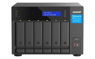 QNAP TVS-h674T-i5-32G 6-Bay NAS Intel Core i5-12400 6-core/12-thread up to 4.4GHz